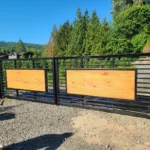 Electric gate Install in portland made of durable steel for long-lasting use